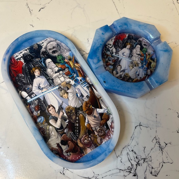 Star Wars Tray and Ashtray Set - Picture 2 of 9